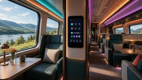 Rail Mood Lighting: One Interior. Many Atmospheres.